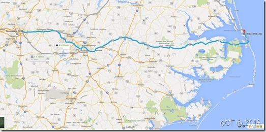 Map to Outerbanks
